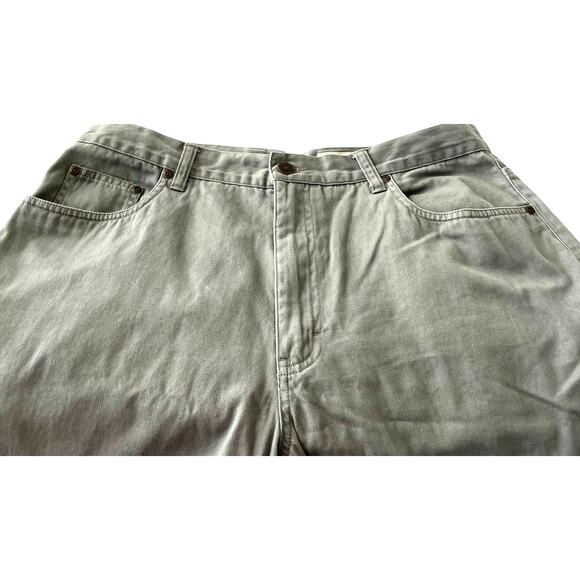 EDDIE BAUER STRAIGHT LEG HIGH-RISE JEANS, WOMENS, 16, MED-LIGHT GREY - Picture 2 of 11